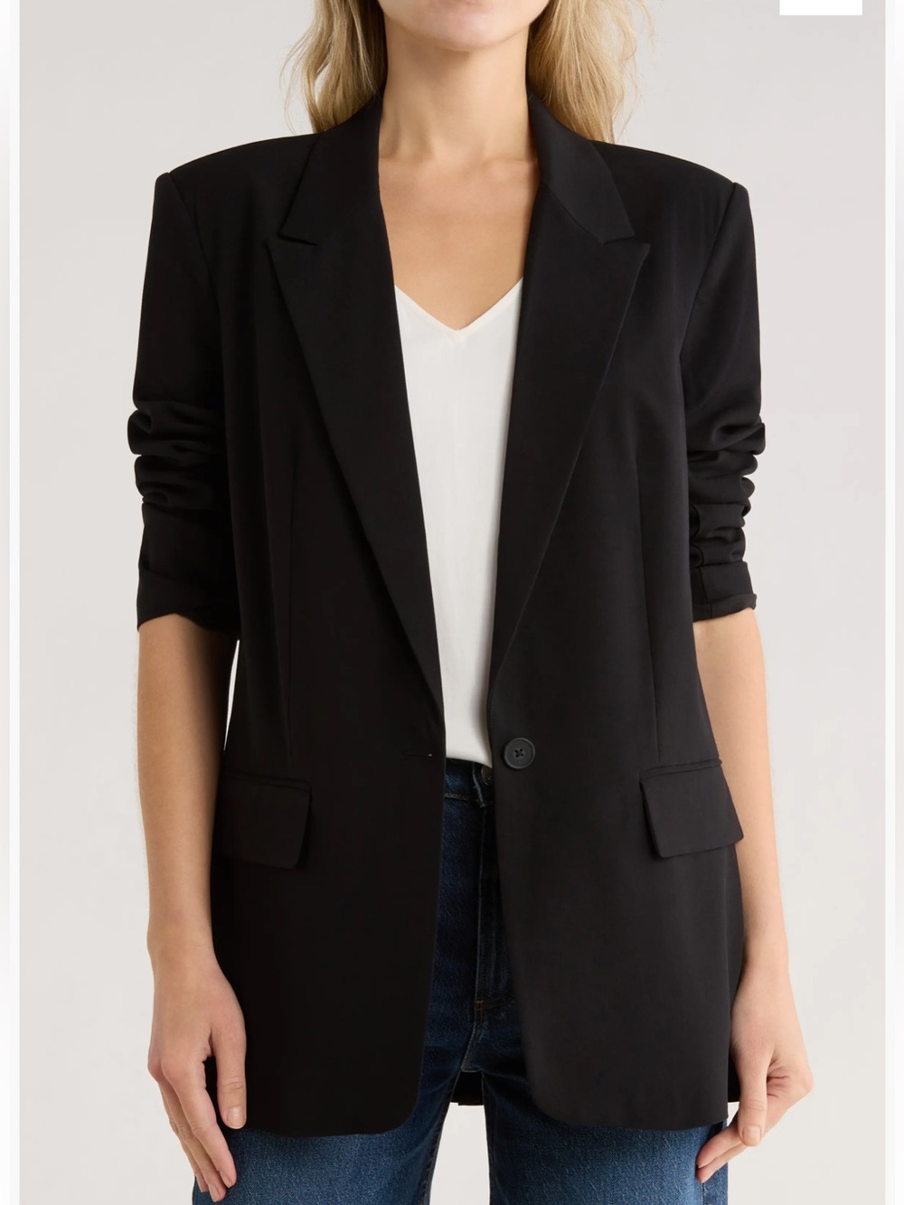 Leith $79 Oversize Peak Lapel Blazer